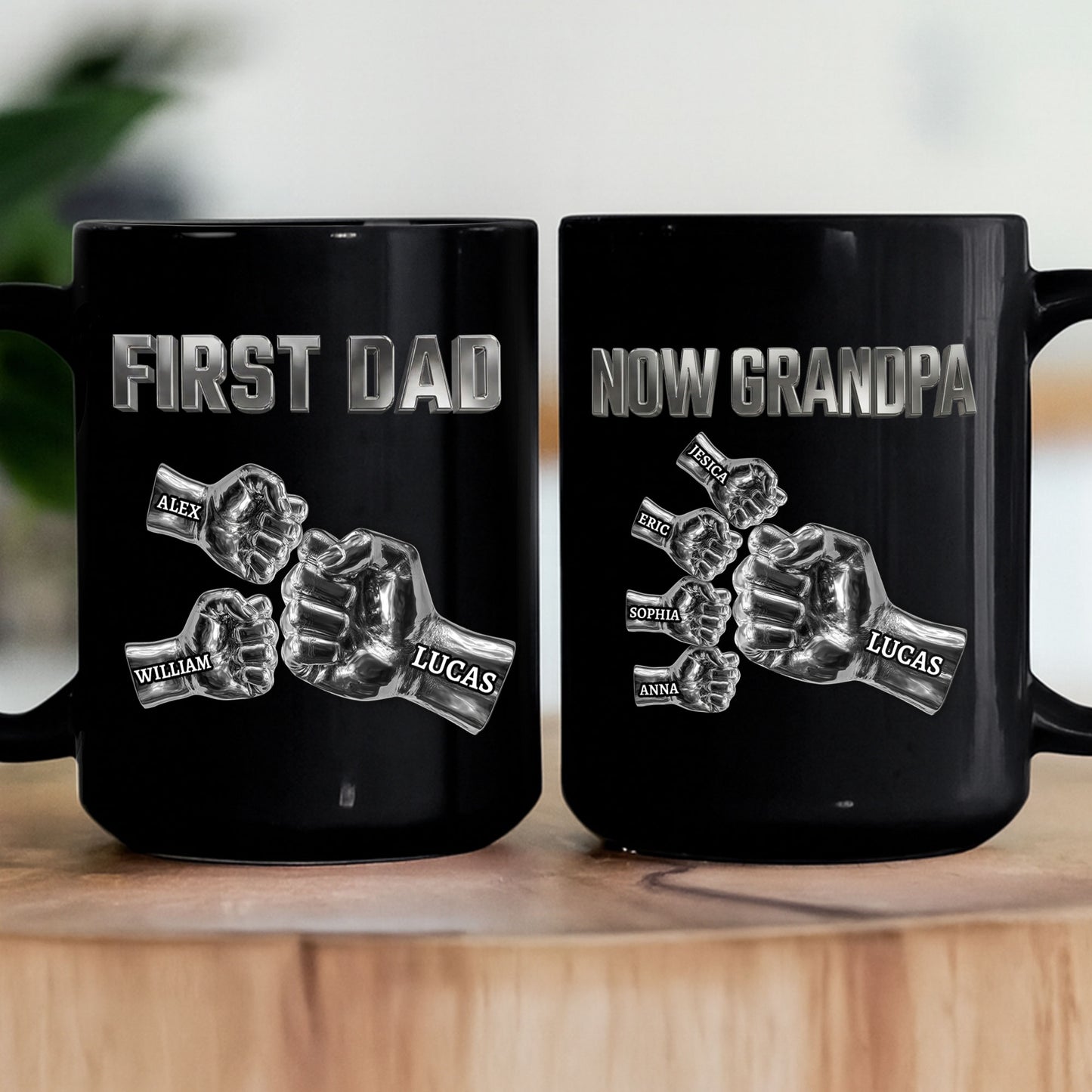 First-Dad,-Now-Grandpa-Metal-Style-Personalized-Mug-3