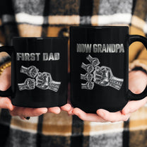 First-Dad,-Now-Grandpa-Metal-Style-Personalized-Mug-4