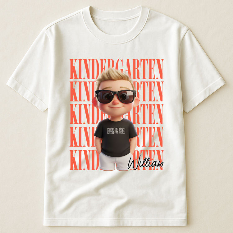 First-Day-Of-School-Custom-Cartoon-Style-Personalized-Shirt-4