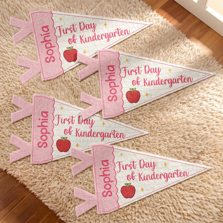 First-Day-Of-School-Personalized-Pennant-1