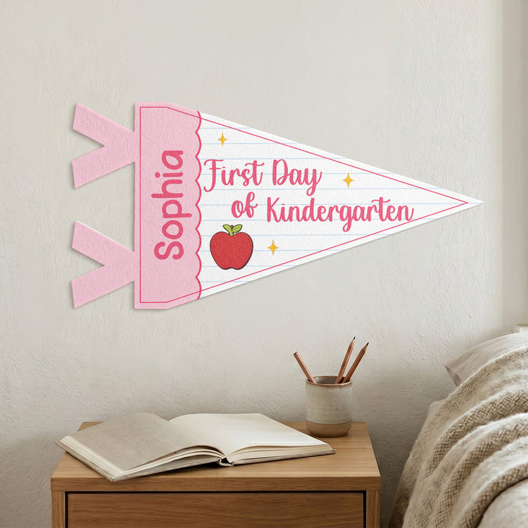 First-Day-Of-School-Personalized-Pennant-2