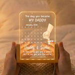 First_Father_s_Day_Gift_The_Day_You_Became_My_Daddy_Custom_Calendar_Personalized_Night_Light_2