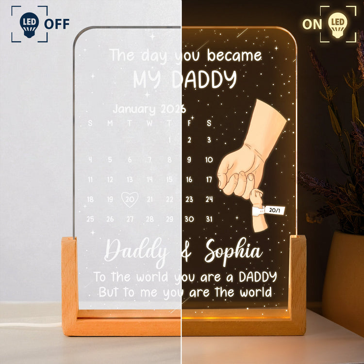 First_Father_s_Day_Gift_The_Day_You_Became_My_Daddy_Custom_Calendar_Personalized_Night_Light_3