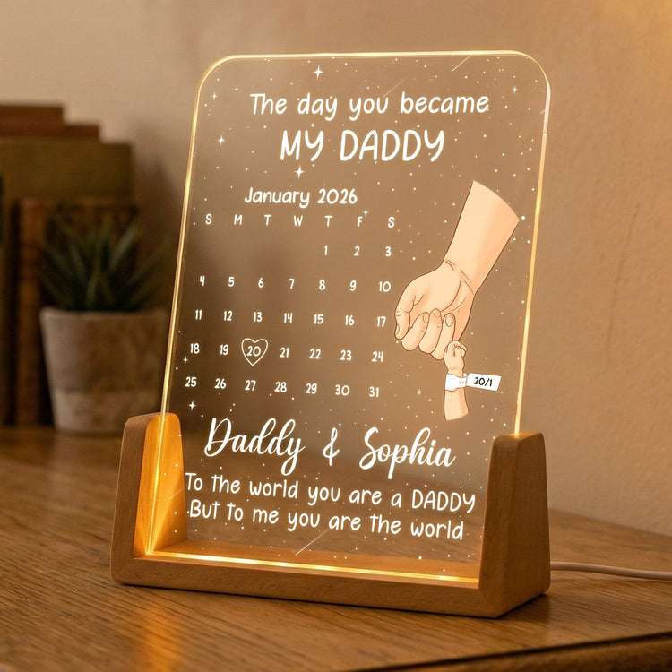 First_Father_s_Day_Gift_The_Day_You_Became_My_Daddy_Custom_Calendar_Personalized_Night_Light_4