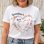 First-Mom-Now-Grandma-Heart-Flower-With-Kids'-Names-&-Birth-Flower-Personalized-Shirt-1