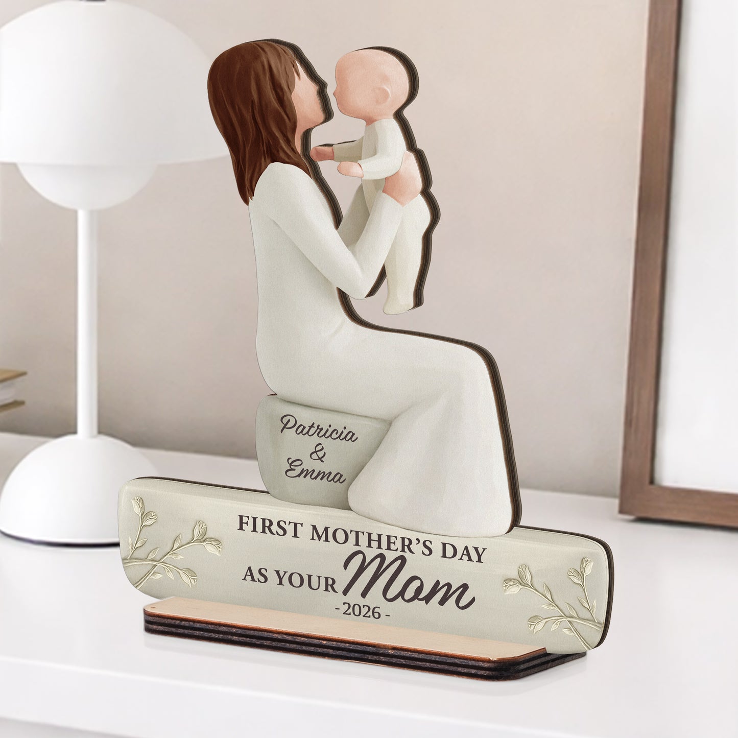 First-Mother'S-Day-Mom-Grandma-Personalized-Wooden-Plaque-2