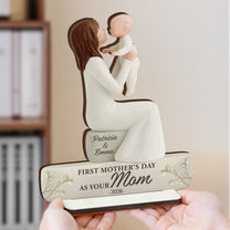 First-Mother'S-Day-Mom-Grandma-Personalized-Wooden-Plaque-3