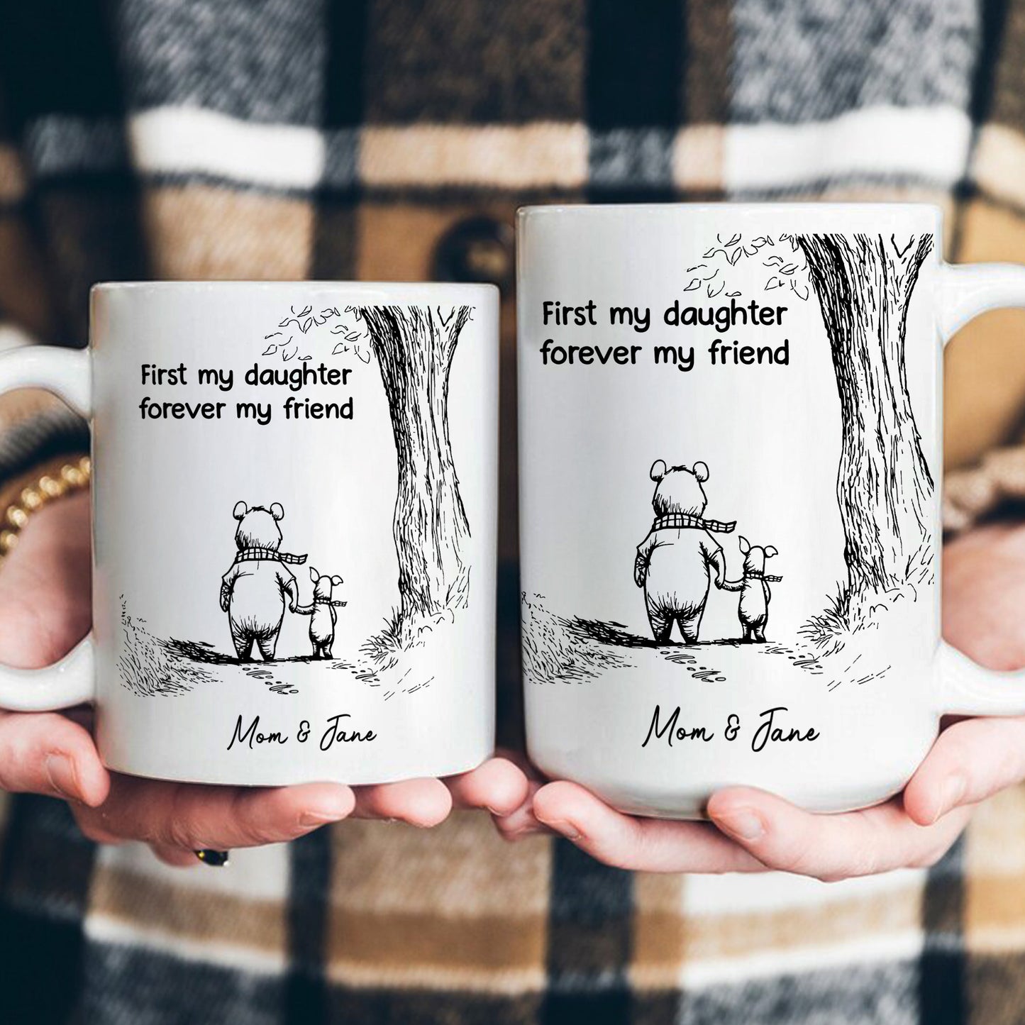 First-My-Daughter-Forever-My-Friend-Gift-For-Daughter-From-Parents-Personalized-Mug-4