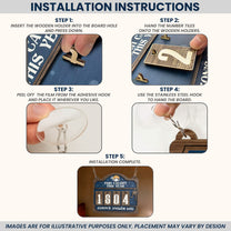 Fish Caught This Year - Personalized Hanging Fish Tracker