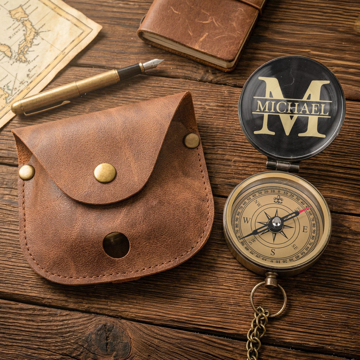 Fish-Around-And-Find-Trout-Personalized-Compass-2