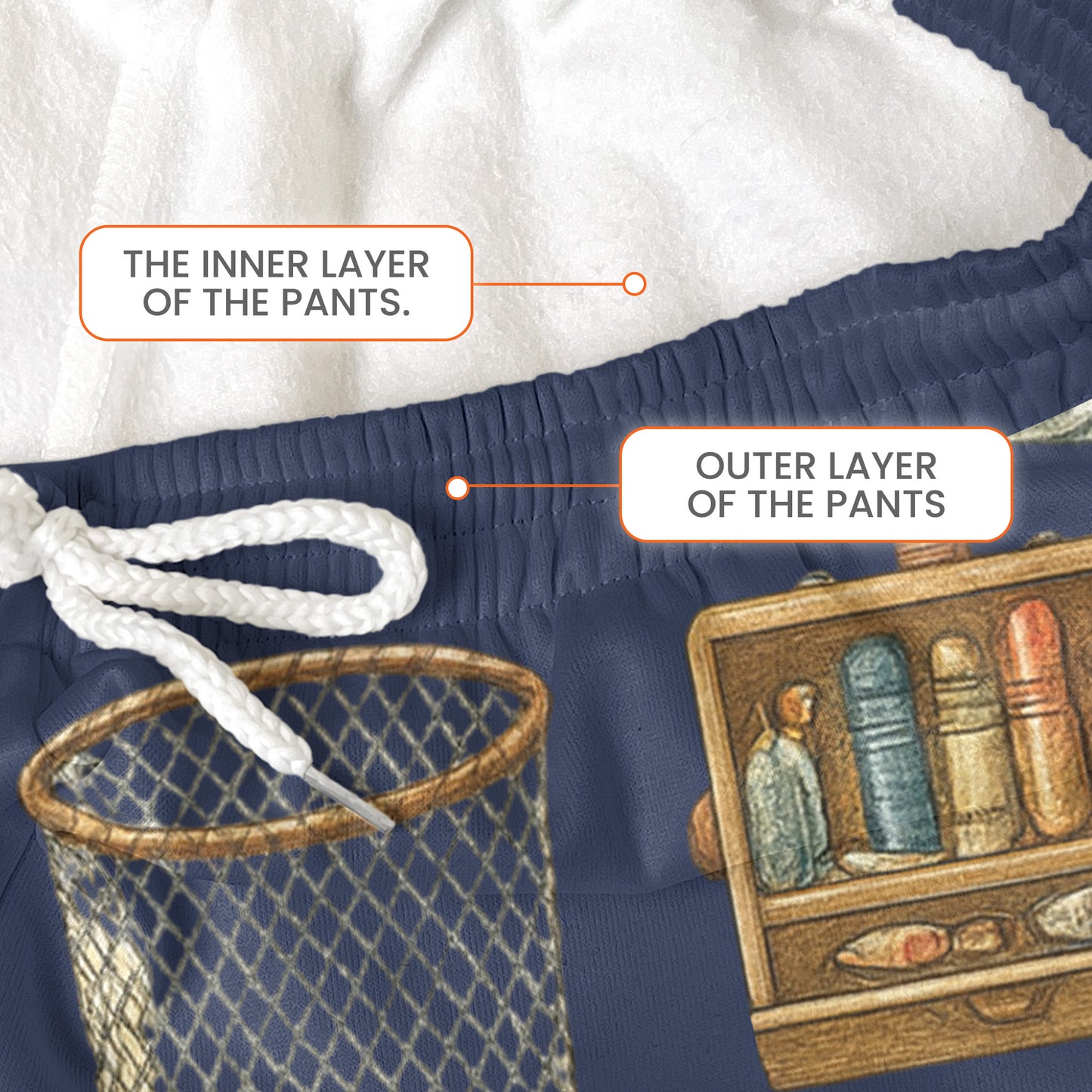 Fishing Custom Name - Personalized Sweatpants