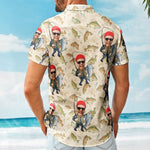 Fishing Man - New Version - Personalized Photo Hawaiian Shirt