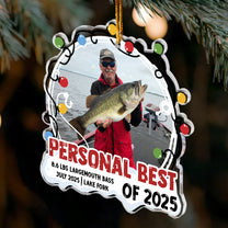 Fishing Milestone Moment - Personalized Acrylic Photo Ornament
