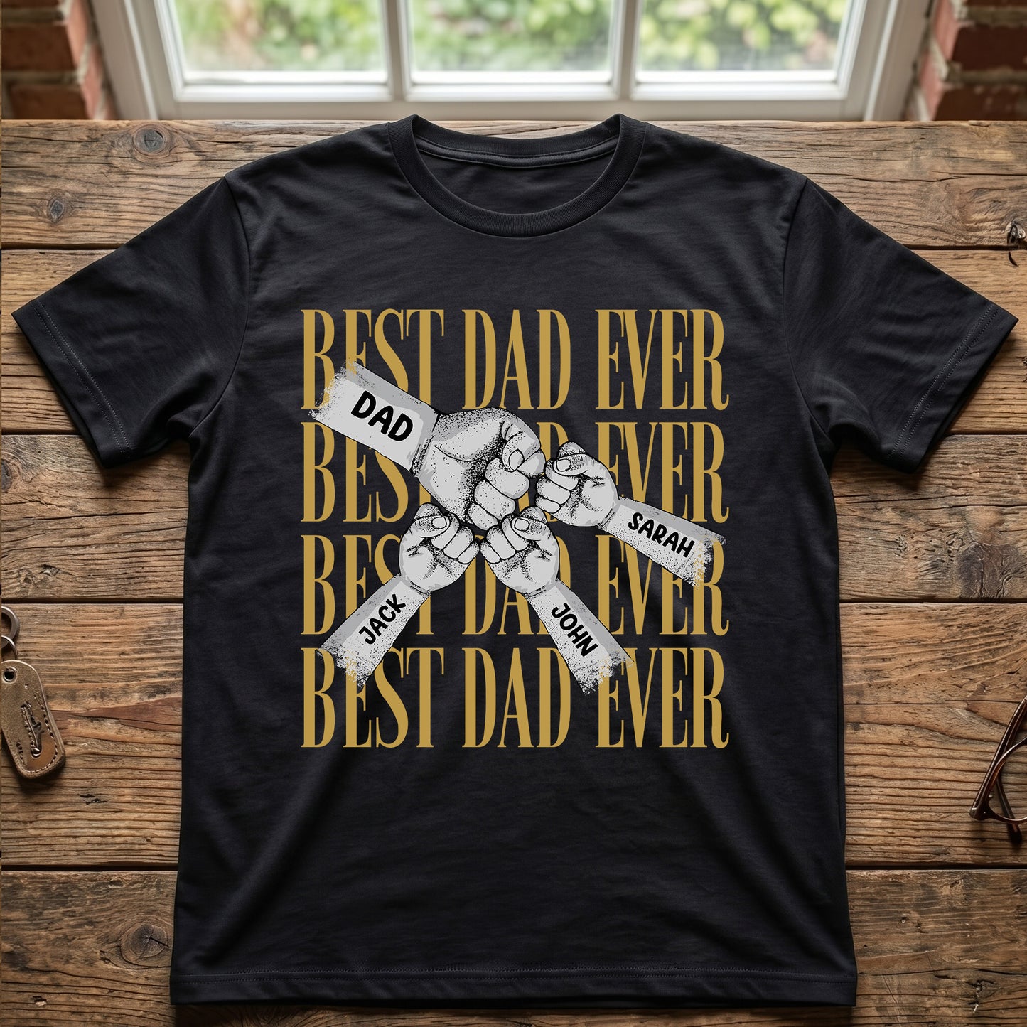 Fist-Bump-Daddy-Grandpa--Personalized-Shirt-4