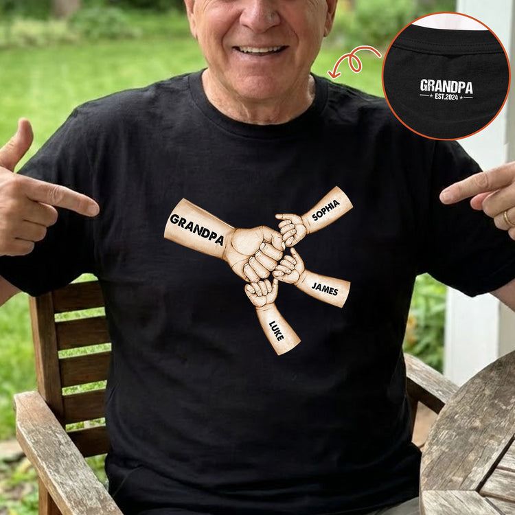 Fist_Bump_Papa_Est_Personalized_Shirt_2