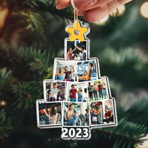 Fitness Photo Christmas Tree - Personalized Acrylic Photo Ornament