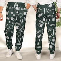 Fitness, Gym Custom Name - Personalized Sweatpants