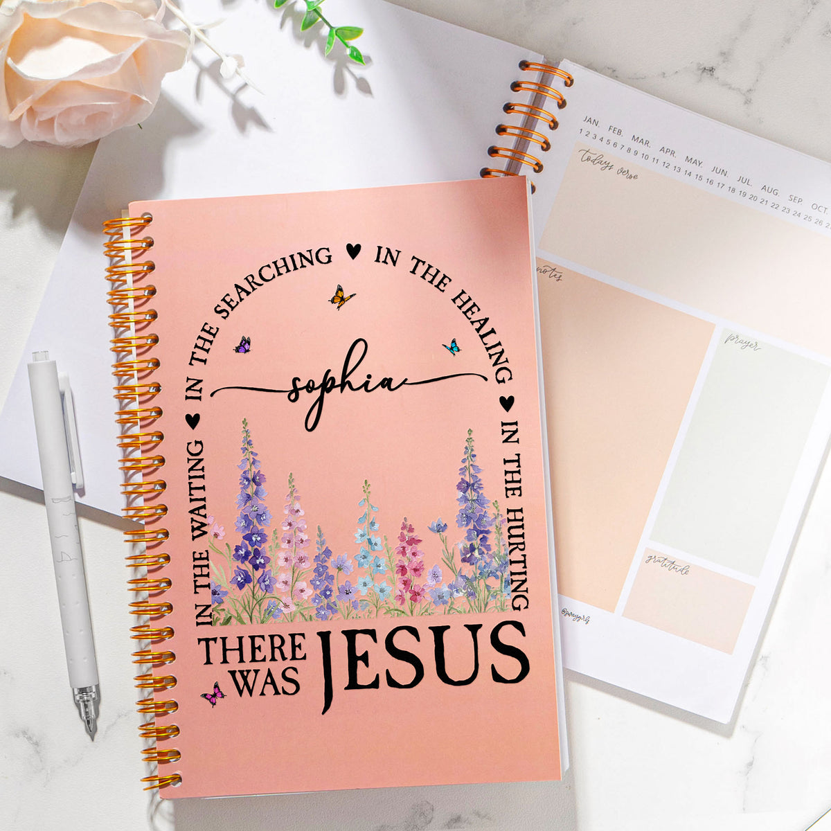 Floral Christian Gifts For Women - Personalized Prayer Journal – Macorner