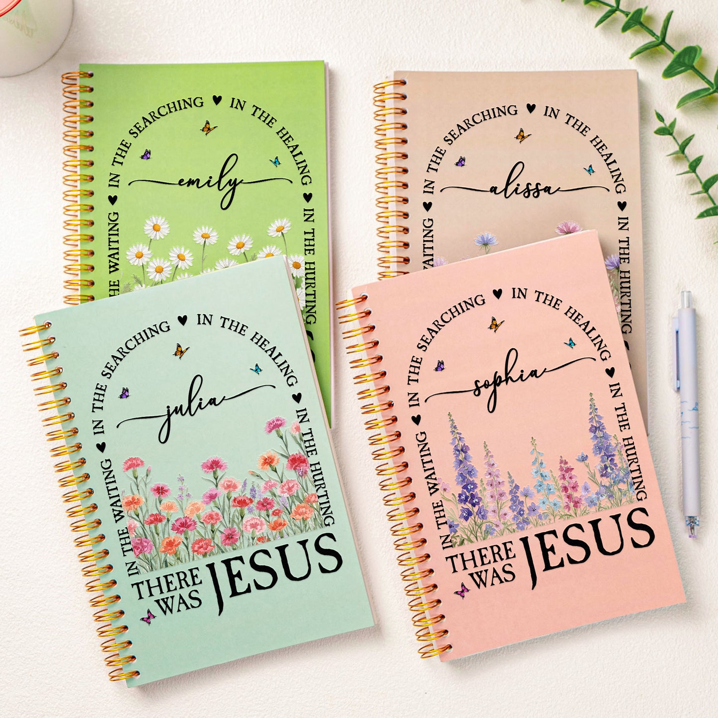 Floral Christian Gifts For Women - Personalized Prayer Journal