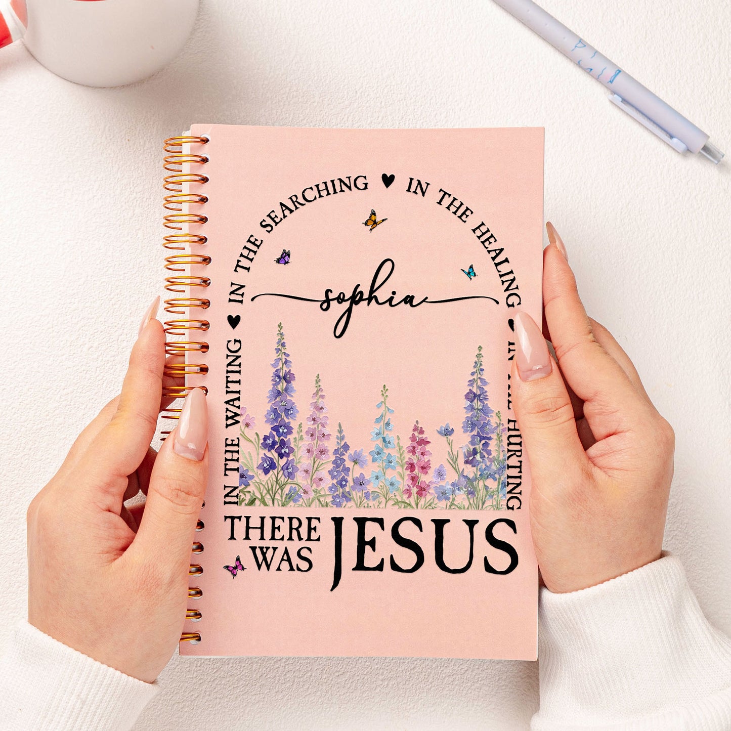 Floral Christian Gifts For Women - Personalized Prayer Journal