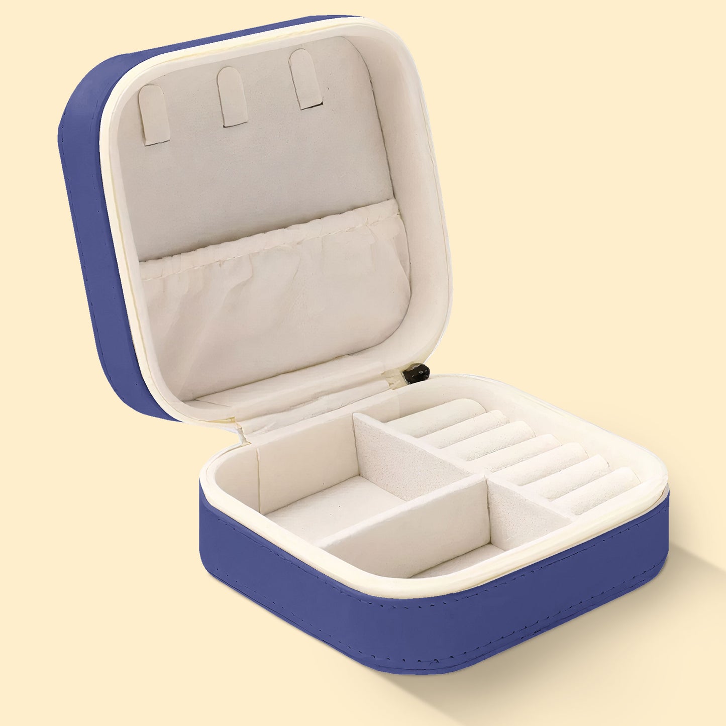 Floral Dog Custom Breeds Toile De Jouy Style Chinoiserie - Personalized Jewelry Box