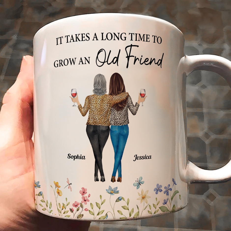 It Takes A Long Time To Grow Old Friends - Personalized Wallet Case