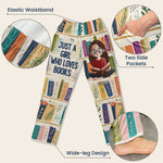 Floral-Bookshelf,-Just-A-Girl-Who-Loves-Books-Gift-For-Bookworm-Personalized-Lounge-Pants-5