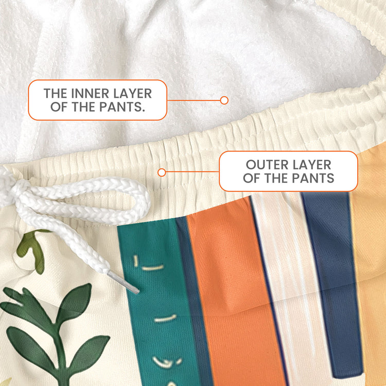 Floral-Bookshelf,-Just-A-Girl-Who-Loves-Books-Gift-For-Bookworm-Personalized-Lounge-Pants-7