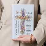 Floral-Cross-Journal-With-Custom-Name,-God-Say-I-Am-Personalized-Journal5