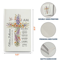 Floral-Cross-Journal-With-Custom-Name,-God-Say-I-Am-Personalized-Journal7