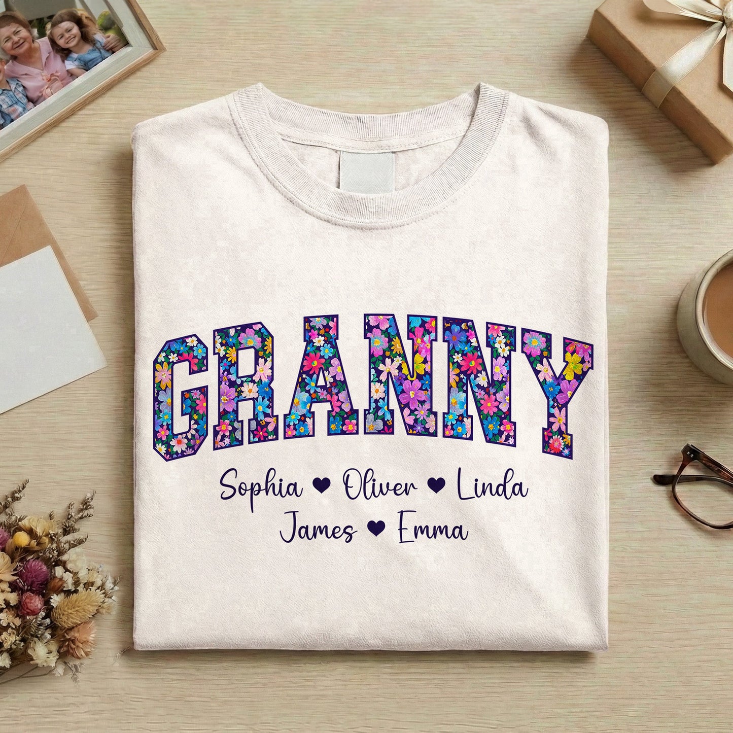 Floral_Grandma_Title_Personalized_Comfort_Tee_3