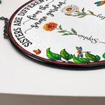 Flowers From Same Garden - Personalized Stained Glass Window Hanging Suncatcher