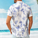 Football Baseball Basketball Soccer Fan Toile De Jouy - Personalized Hawaiian Shirt