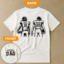 Football-Dad,-Daddy-Grandpa--Personalized-Shirt 3