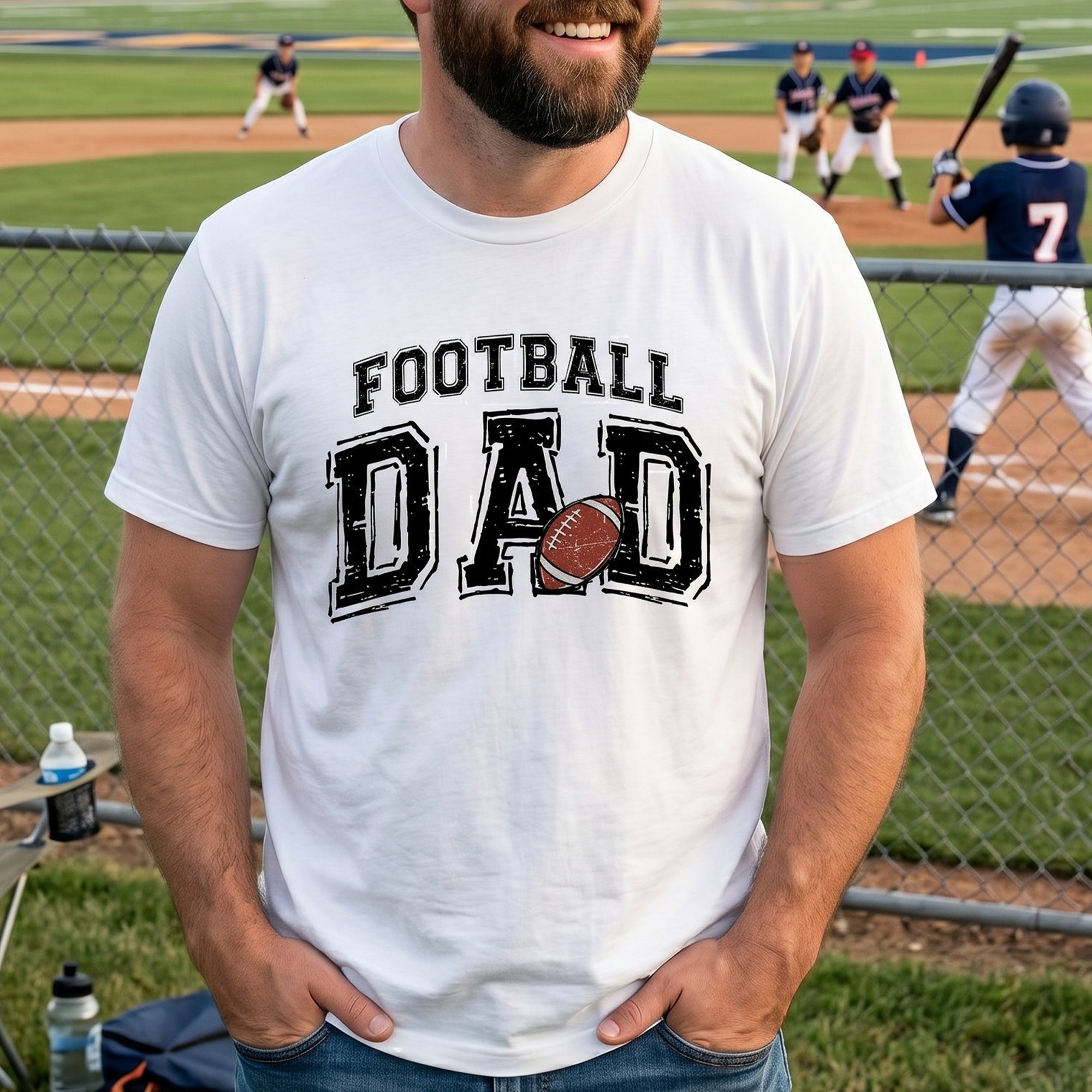Football-Dad,-Daddy-Grandpa--Personalized-Shirt 4