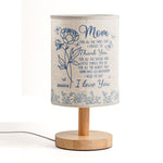 For All The Times That I Forgot To Thank You - Personalized Fabric Lamp
