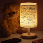 For All The Times That I Forgot To Thank You - Personalized Fabric Lamp