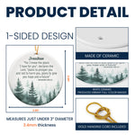 For I Know The Plans I Have For You - Personalized Ceramic Ornament