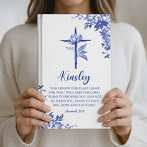 For I Know The Plans I Have For You - Personalized Hardcover Journal