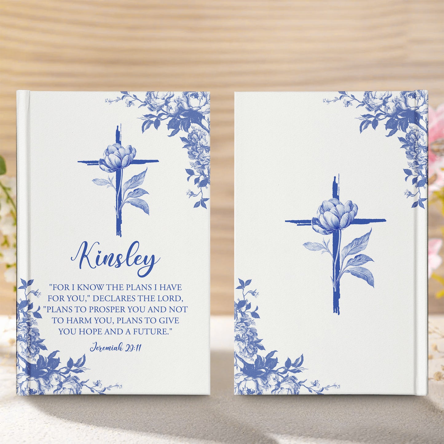 For I Know The Plans I Have For You - Personalized Hardcover Journal