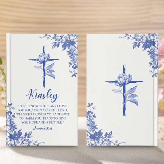For I Know The Plans I Have For You - Personalized Hardcover Journal