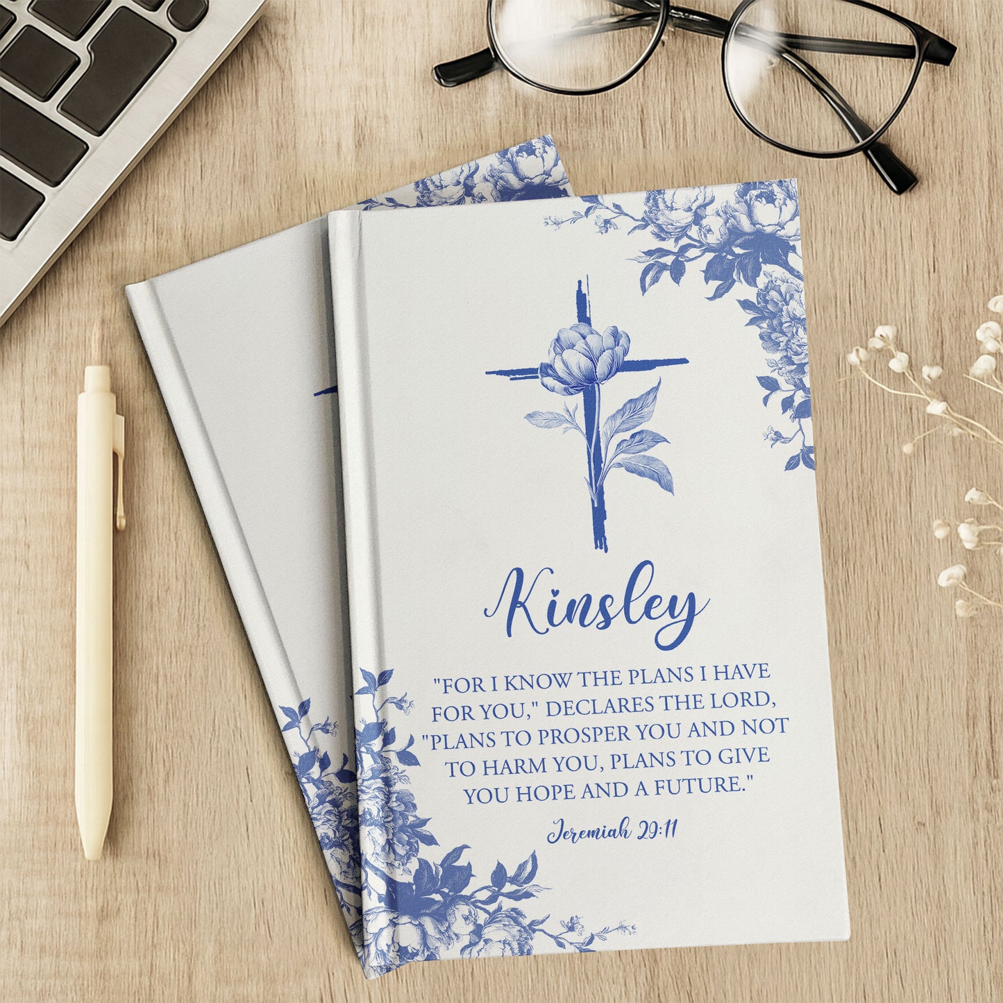 For I Know The Plans I Have For You - Personalized Hardcover Journal