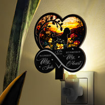 Forever In My Heart Dog Loss - Personalized Wood And Acrylic Night Light