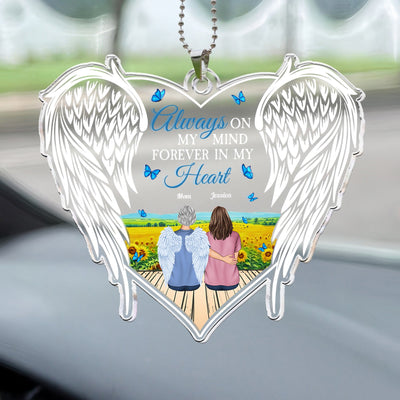 Forever In My Heart - Personalized Rear View Mirror Accessory