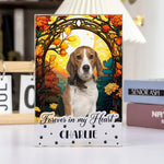 Forever In My Heart Pet Memorial - Personalized Acrylic Photo Plaque
