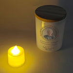 Forever In Our Hearts Memorial Gift - Personalized Photo LED Tea Light Holder