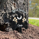 Forever Loved Angels With Paws - Personalized Metal Garden Stake