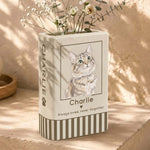 Forever Loved Memorial Pet Loss Gifts Watercolor Portrait - Personalized Vase