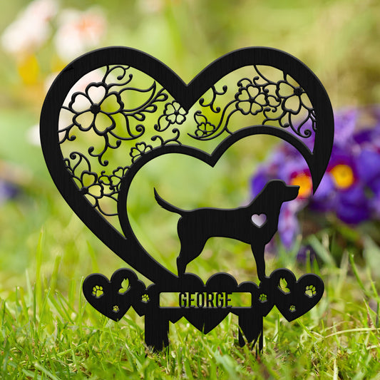 Forever Loved Memorial Pet - Personalized Metal Garden Stake