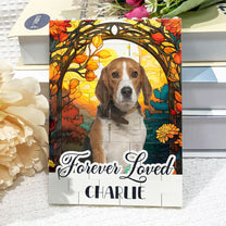 Forever Loved Memorial Pet - Personalized Photo Building Brick